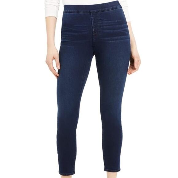 7 For All Mankind Women's High Rise Jeans - Dark Blue - Picture 1 of 5